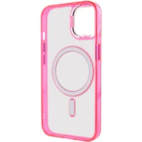 Чехол TPU Iris with MagSafe для Apple iPhone 15 (6.1") Малиновый