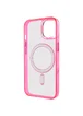Чохол TPU Iris with MagSafe для iPhone 15 (6.1") Малиновий