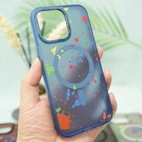 Чехол TPU+PC Flush with MagSafe для Apple iPhone 15 (6.1") Dark blue