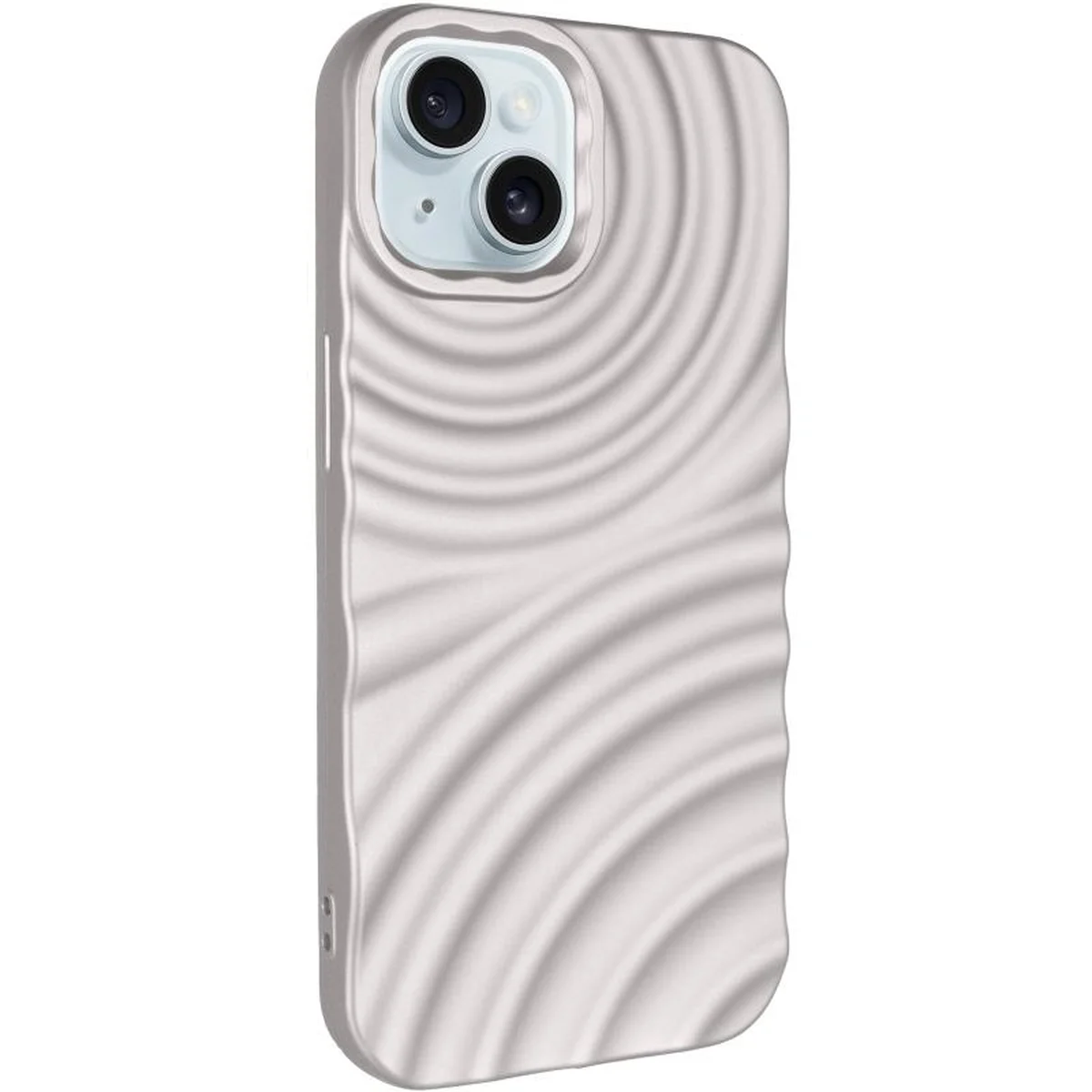 Чехол TPU MonoWave для Apple iPhone 15 (6.1") Light Gray