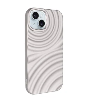 Чохол TPU MonoWave для Apple iPhone 15 (6.1") Light Gray