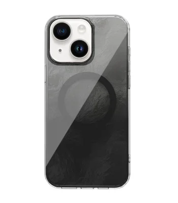 Чохол TPU Shiny Mountain (MagFit) для Apple iPhone 15 (6.1") Black