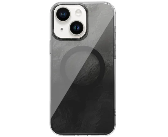 Чохол TPU Shiny Mountain (MagFit) для Apple iPhone 15 (6.1") Black