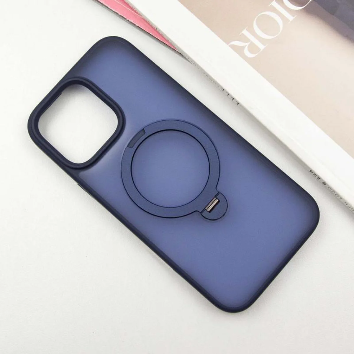 Чехол Ummi Colorful with MagSafe HQ Ring для Apple iPhone 15 (6.1") Dark Blue