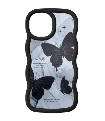 Чохол TPU Cloudy Pictures для Apple iPhone 15 (6.1") Butterflies