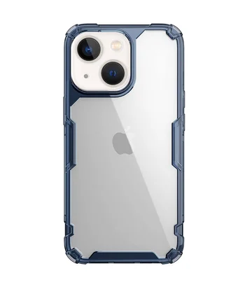 TPU чохол Nillkin Nature Pro Series для Apple iPhone 15 (6.1") Синій (прозорий)