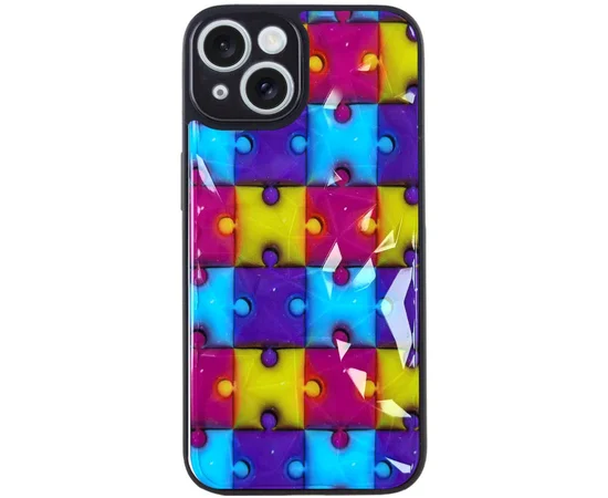 TPU+PC чохол Prisma Fluffie для Apple iPhone 15 (6.1") Puzzle