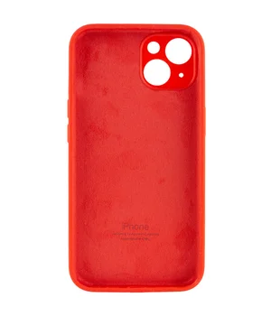 Чехол Silicone Case Full Camera Protective (AA) для Apple iPhone 15 (6.1") Красный / Red Чехол Silicone Case Full Camera Protective (AA) для Apple iPhone 15 (6.1") Красный / Red