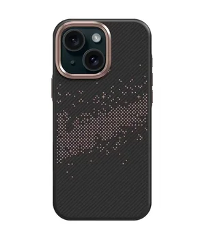 TPU чехол Monzo (MagFit) для Apple iPhone 15 (6.1") Titanium gold