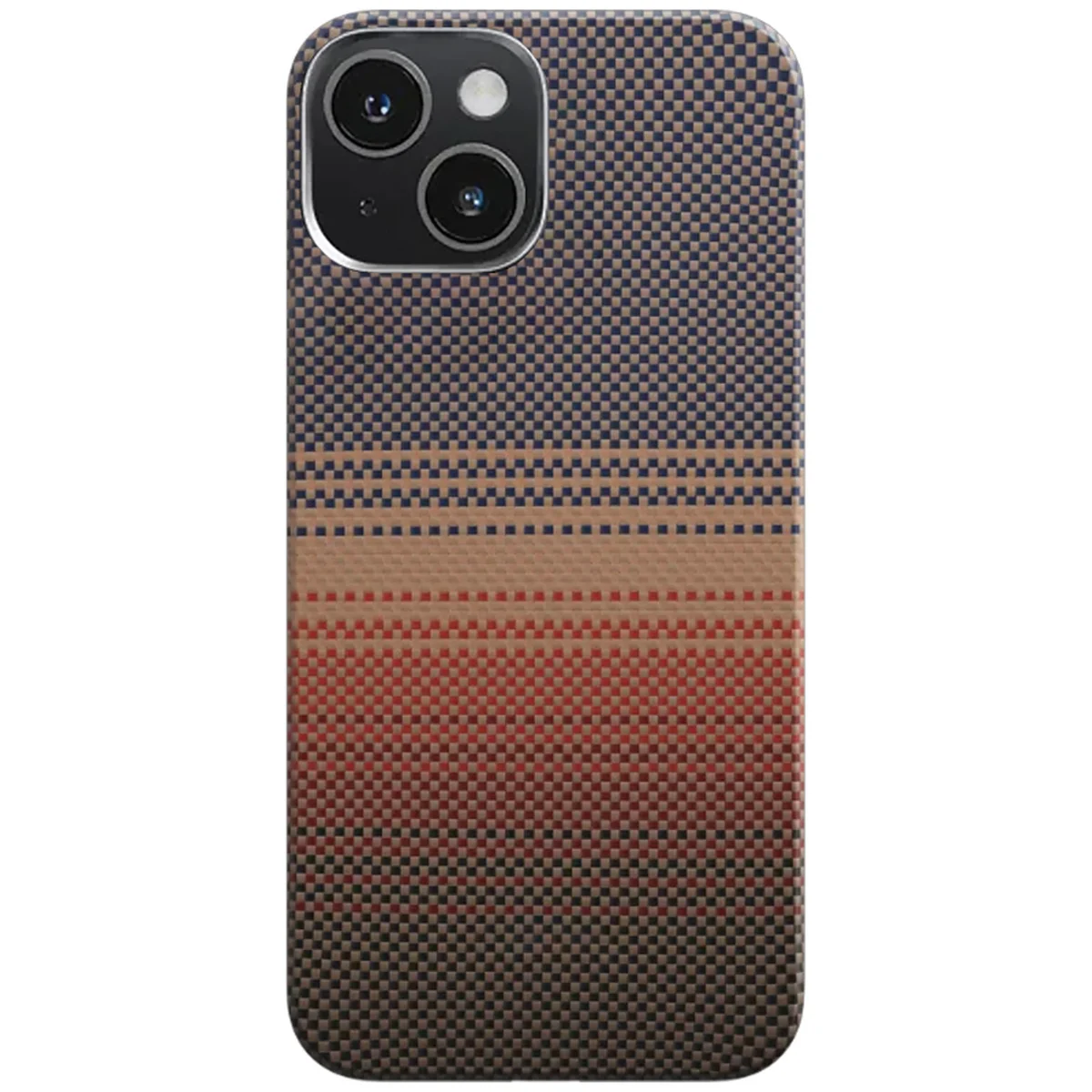 Чехол PC Carbon Protection Slim with MagSafe для Apple iPhone 15 (6.1") Red
