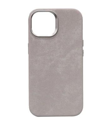 Чохол Denim with MagSafe для Apple iPhone 15 (6.1") Gray