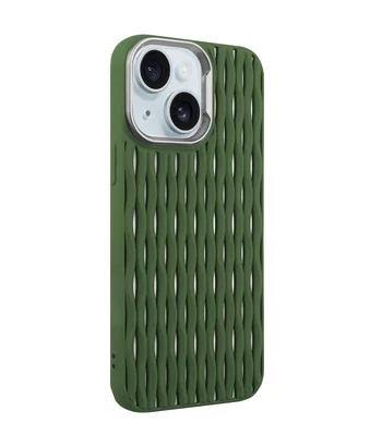 Чохол TPU Ribbio для Apple iPhone 15 (6.1") Green