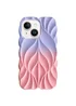 TPU чехол Leaf для Apple iPhone 15 (6.1") Lilac / Pink