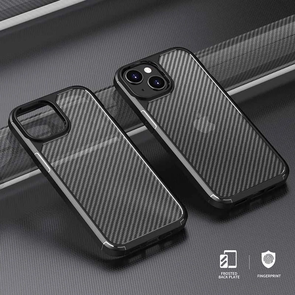 Чехол TPU+PC Line для Apple iPhone 15 (6.1") Black