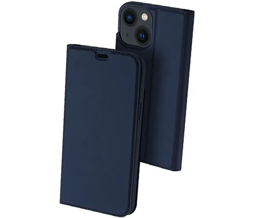 Чохол-книжка Dux Ducis з кишенею для візиток для Apple iPhone 15 (6.1") Синій