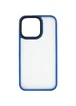 TPU+PC чехол Metal Buttons для Apple iPhone 15 (6.1") Голубой