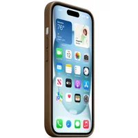 Чехол FineWoven (AAA) with MagSafe для Apple iPhone 15 (6.1") Taupe