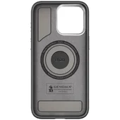 Чехол PC+Leather SGP with MagSafe для Apple iPhone 15 (6.1") Black