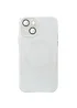 Чохол TPU+Glass Sapphire Midnight with MagSafe для Apple iPhone 15 (6.1") Білий / White