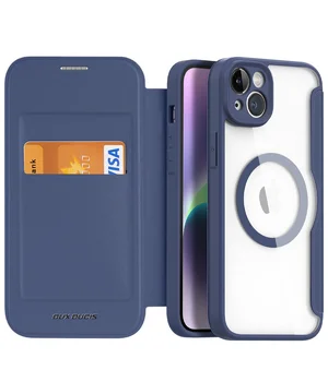 Чохол-книжка Dux Ducis Skin X Pro with MagSafe Apple iPhone 15 (6.1") Blue