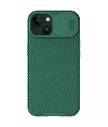 Карбонова накладка Nillkin CamShield Pro для Apple iPhone 15 (6.1") Deep Green Карбонова накладка Nillkin CamShield Pro для Apple iPhone 15 (6.1") Deep Green