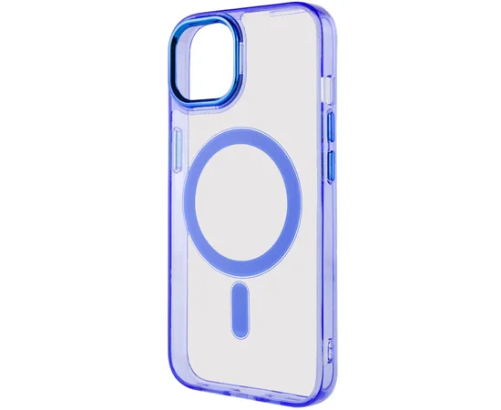 Чехол TPU Iris with MagSafe для Apple iPhone 15 (6.1") Синий
