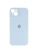 Чехол Silicone Case Full Camera Protective (AA) для Apple iPhone 15 (6.1") Голубой / Sweet Blue