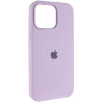 Чехол Silicone Case (AA) Logo with MagSafe для Apple iPhone 15 (6.1") Сиреневый / Lilac