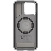 Чехол PC+Leather SGP with MagSafe для Apple iPhone 15 (6.1") Grey