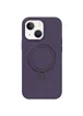 Чехол Silicone Case Full Protective NO LOGO with Ring для Apple iPhone 15 (6.1") Purple