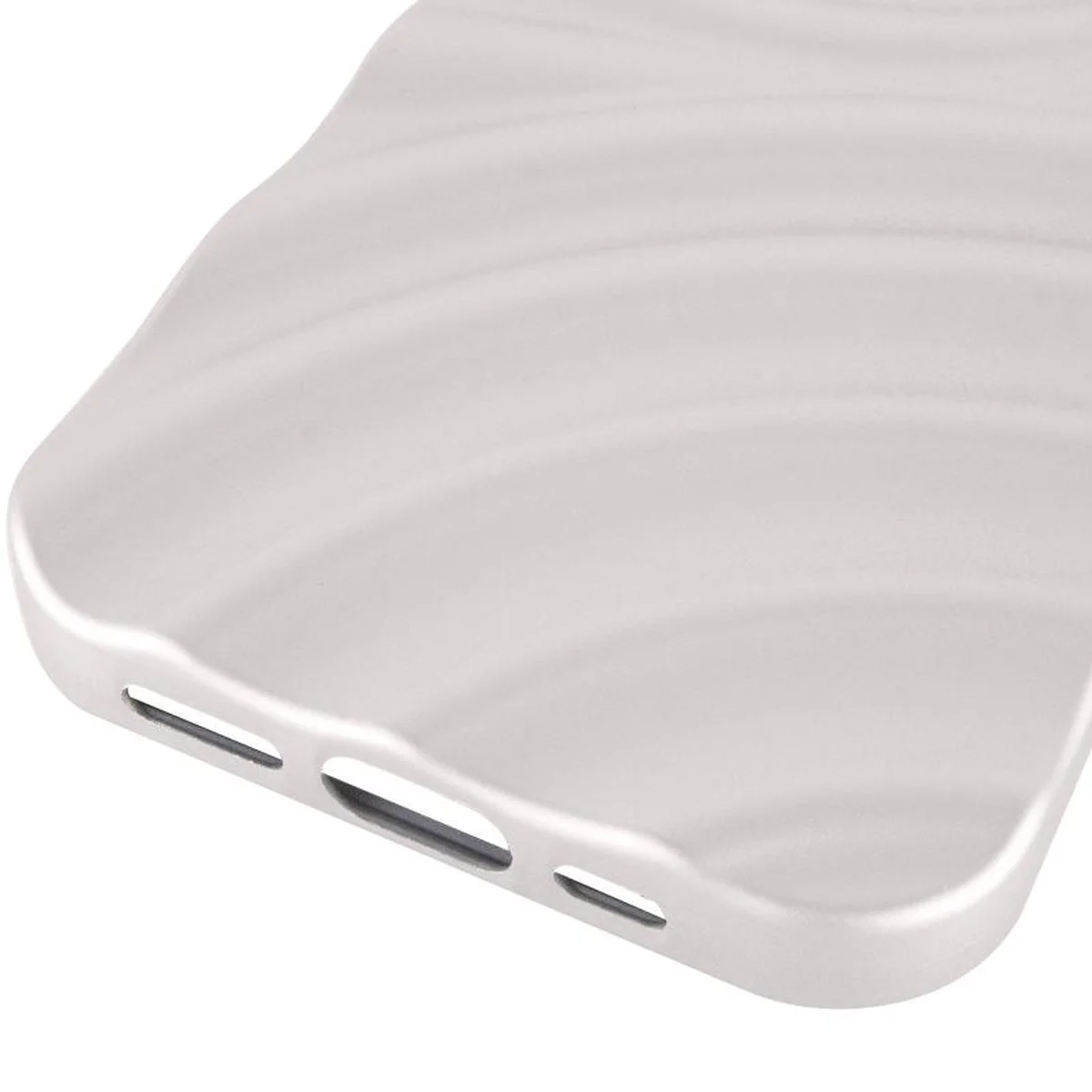 Чехол TPU MonoWave для Apple iPhone 15 (6.1") Light Gray