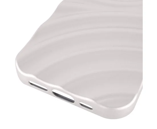 Чехол TPU MonoWave для Apple iPhone 15 (6.1") Light Gray