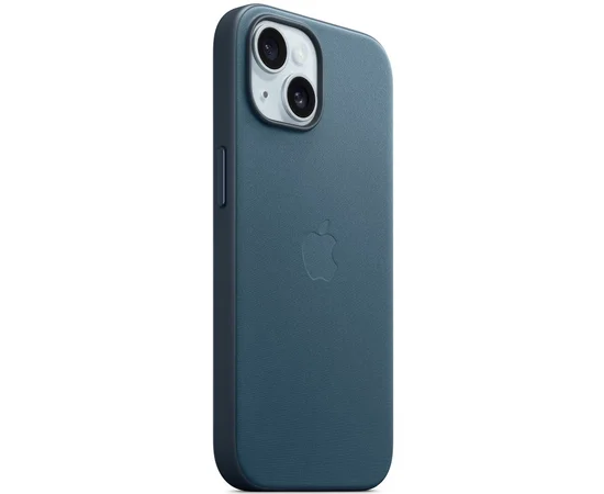 Чехол FineWoven (AAA) with MagSafe для Apple iPhone 15 (6.1") Pacific Blue