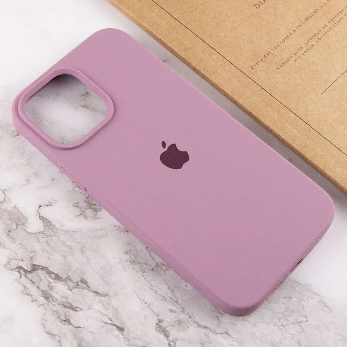 Чохол Silicone Case Full Protective (AA) для Apple iPhone 15 (6.1") Ліловий / Lilac Pride