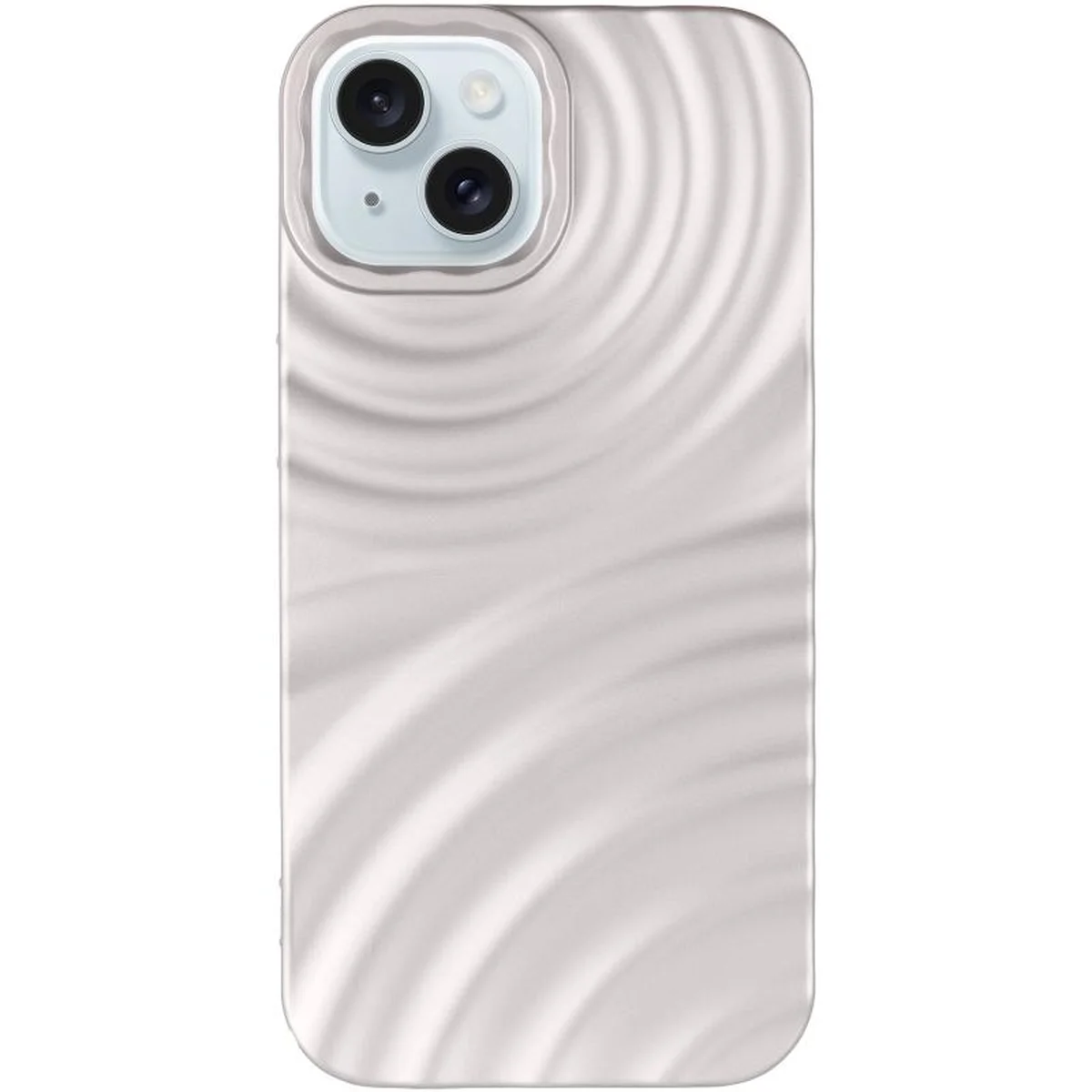 Чехол TPU MonoWave для Apple iPhone 15 (6.1") Light Gray