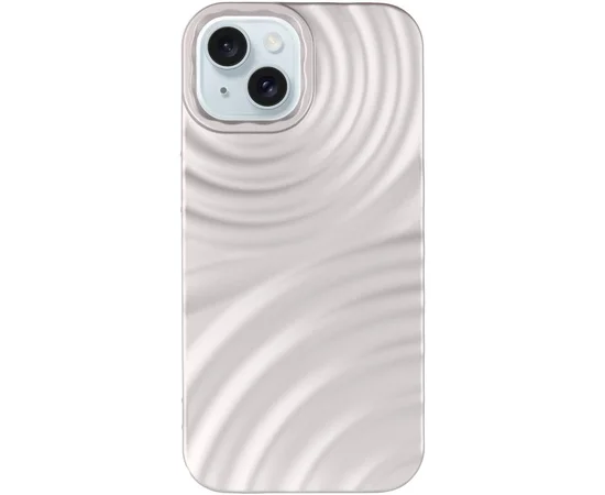 Чехол TPU MonoWave для Apple iPhone 15 (6.1") Light Gray