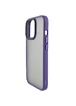 TPU+PC чехол Metal Buttons для Apple iPhone 15 (6.1") Темно-фиолетовый