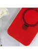 Чохол Silicone Case Full Protective NO LOGO with Ring для Apple iPhone 15 (6.1") Red