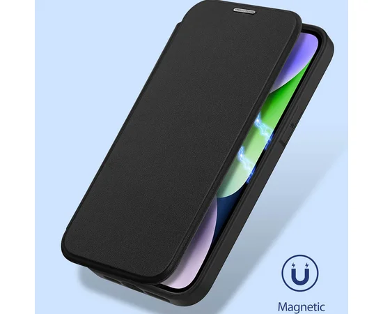 Чехол-книжка Dux Ducis Skin X Pro with MagSafe для Apple iPhone 15 (6.1") Black