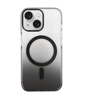 Чехол TPU+PC Shadow with MagSafe для Apple iPhone 15 (6.1") Black