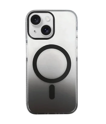 Чохол TPU+PC Shadow with MagSafe для Apple iPhone 15 (6.1") Black Чохол TPU+PC Shadow with MagSafe для Apple iPhone 15 (6.1") Black