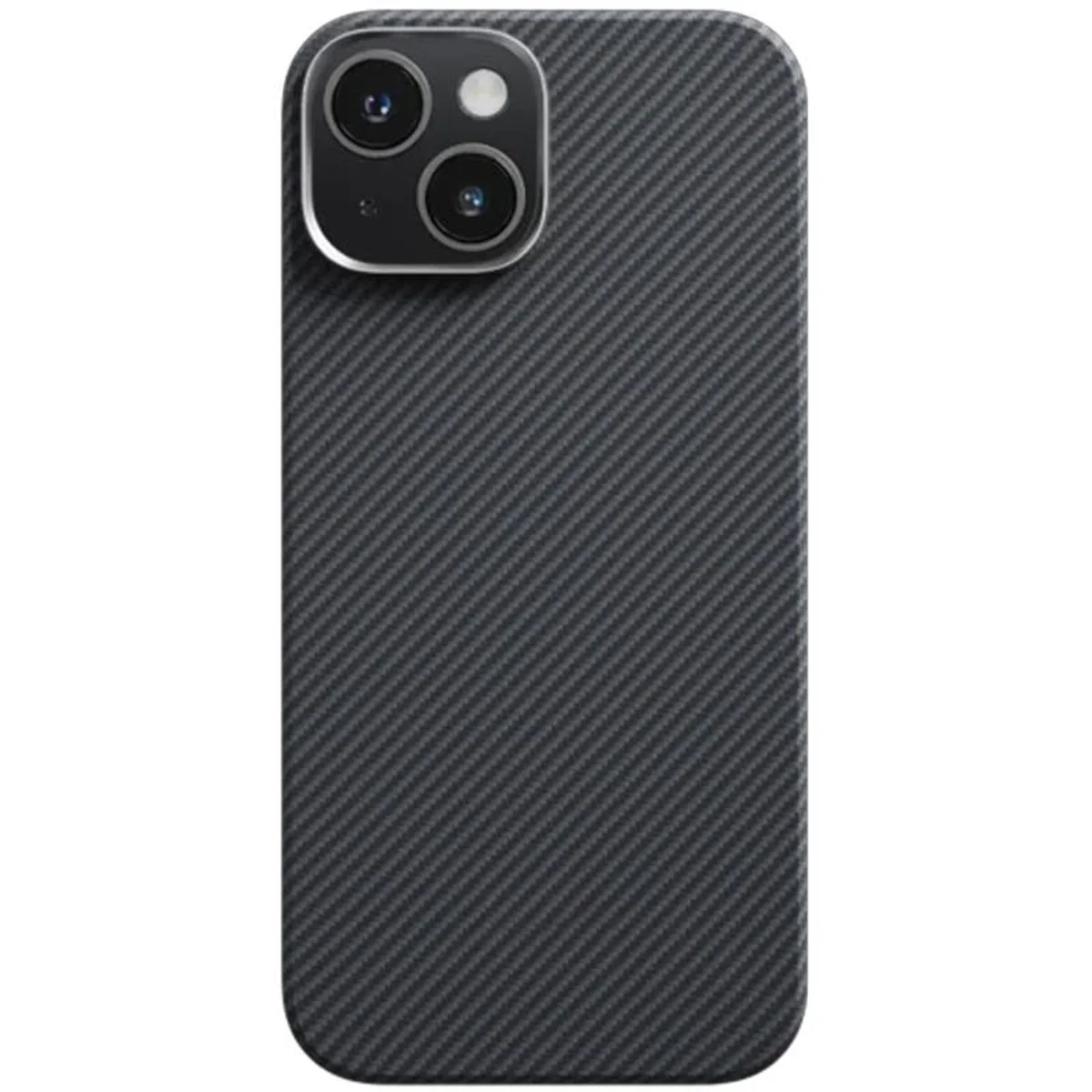Чохол PC Carbon Protection Slim with MagSafe для Apple iPhone 15 (6.1") Black