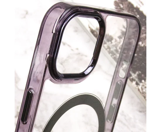 Чехол TPU Iris with MagSafe для Apple iPhone 15 (6.1") Черный