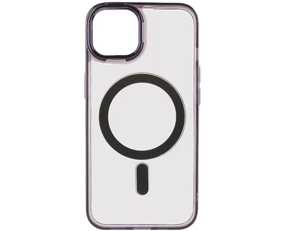 Чехол TPU Iris with MagSafe для Apple iPhone 15 (6.1") Черный