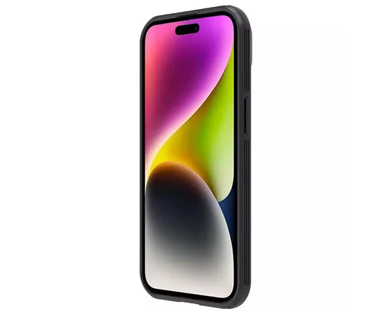 Карбонова накладка Nillkin CamShield Pro для Apple iPhone 15 (6.1") Black