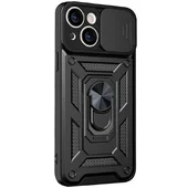 Чохол Ummi Camshield Serge Ring для Apple iPhone 15 (6.1") Чорний / Black