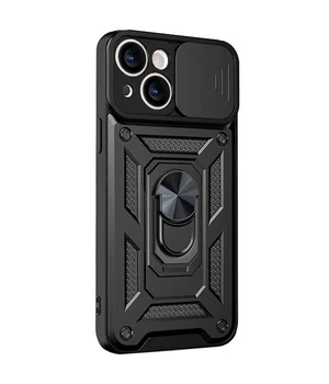 Чехол Ummi Camshield Serge Ring для Apple iPhone 15 (6.1") Черный / Black