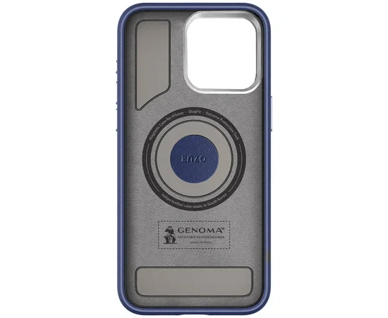 Чохол PC+Leather SGP with MagSafe для Apple iPhone 15 (6.1") Blue