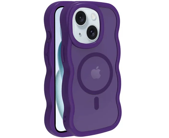 Чохол TPU+PC Undine with MagSafe для Apple iPhone 15 (6.1") Purple