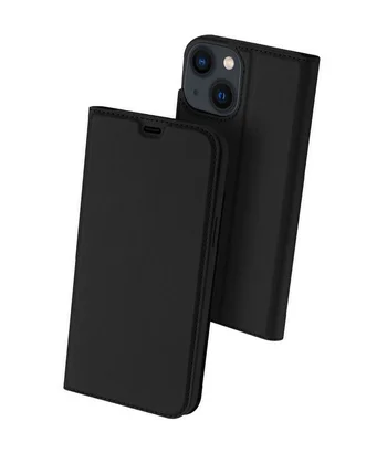 Чохол-книжка Dux Ducis з кишенею для візиток для Apple iPhone 15 (6.1") Чорний Чохол-книжка Dux Ducis з кишенею для візиток для Apple iPhone 15 (6.1") Чорний